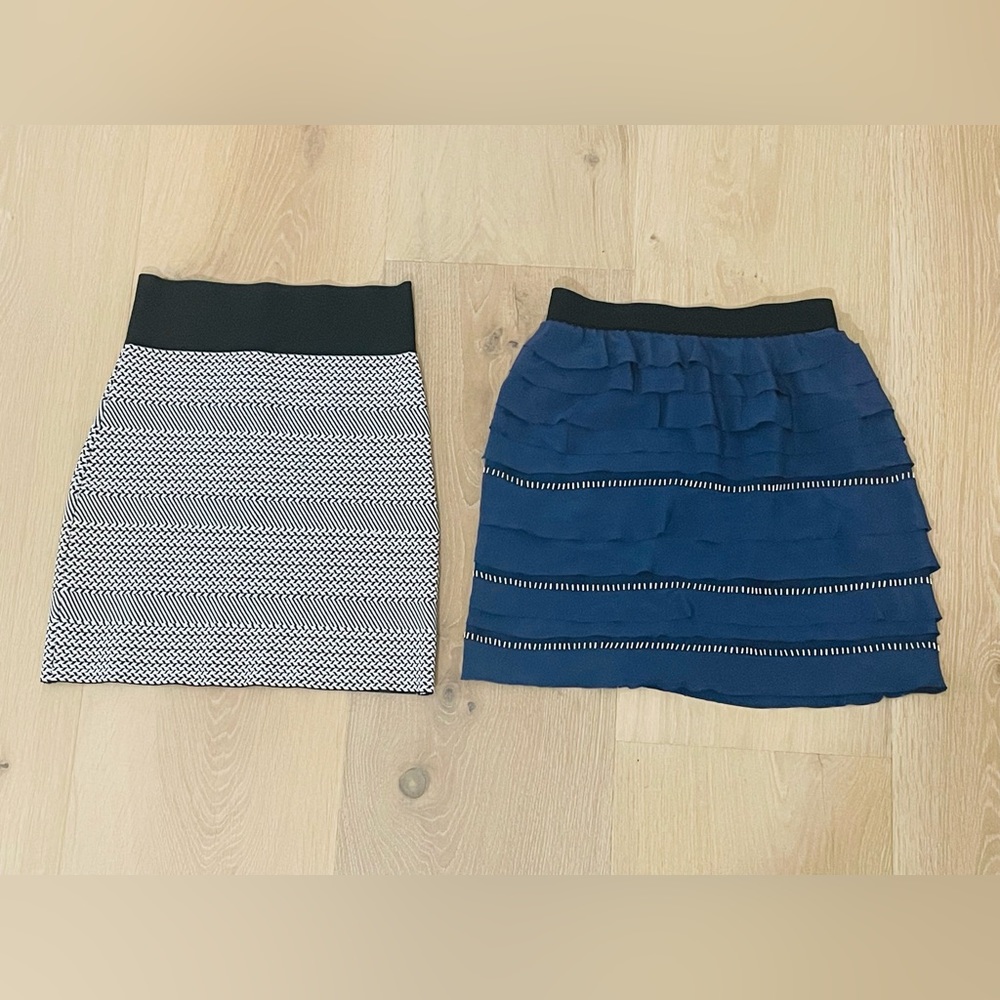 Selling together two BCBG skirts.
